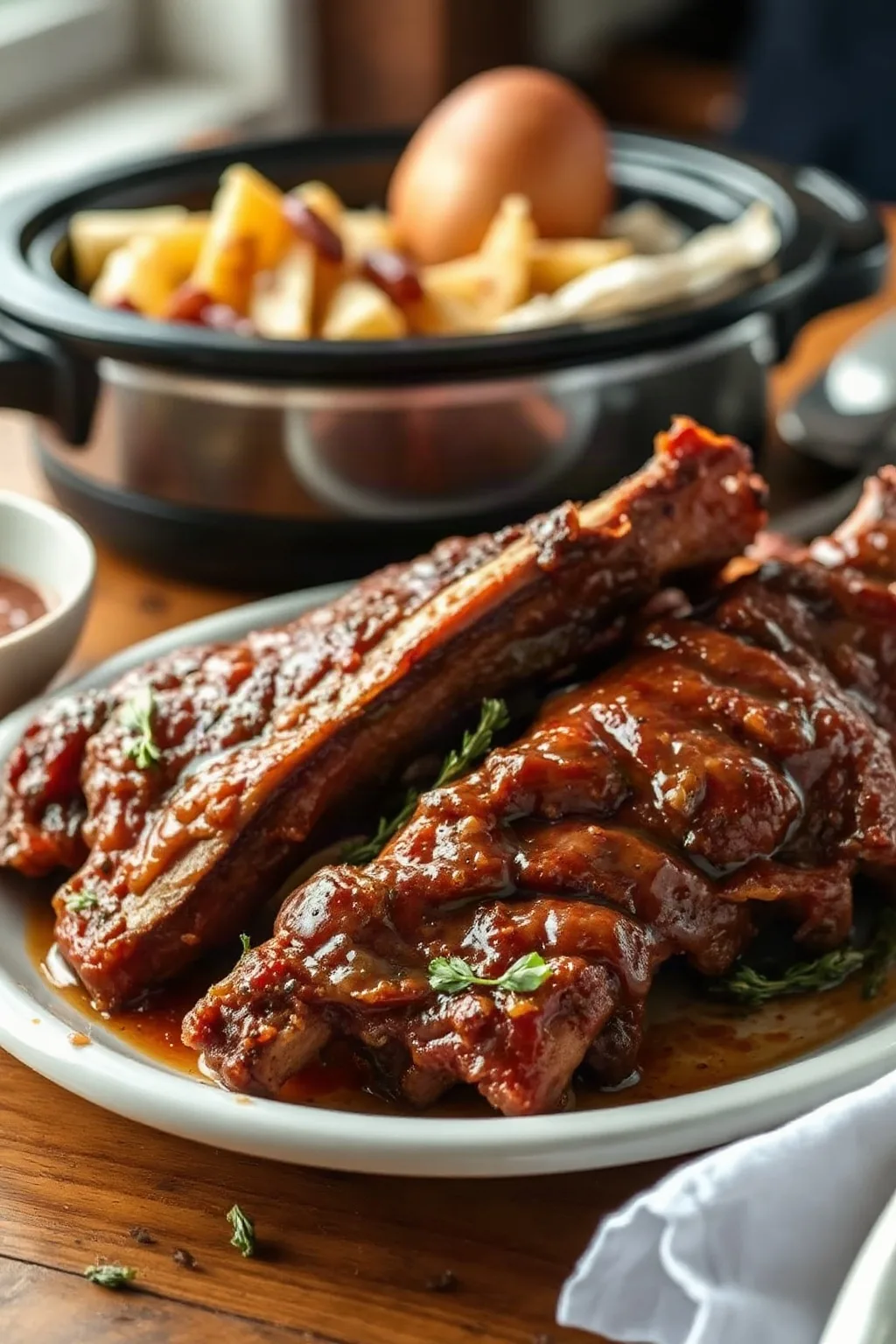 Slow Cooker Pork Ribs