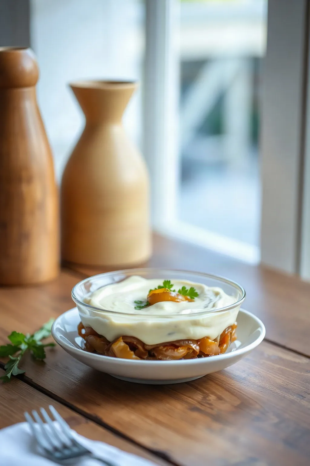 Crema de Cebolla Caramelizada y Nabo