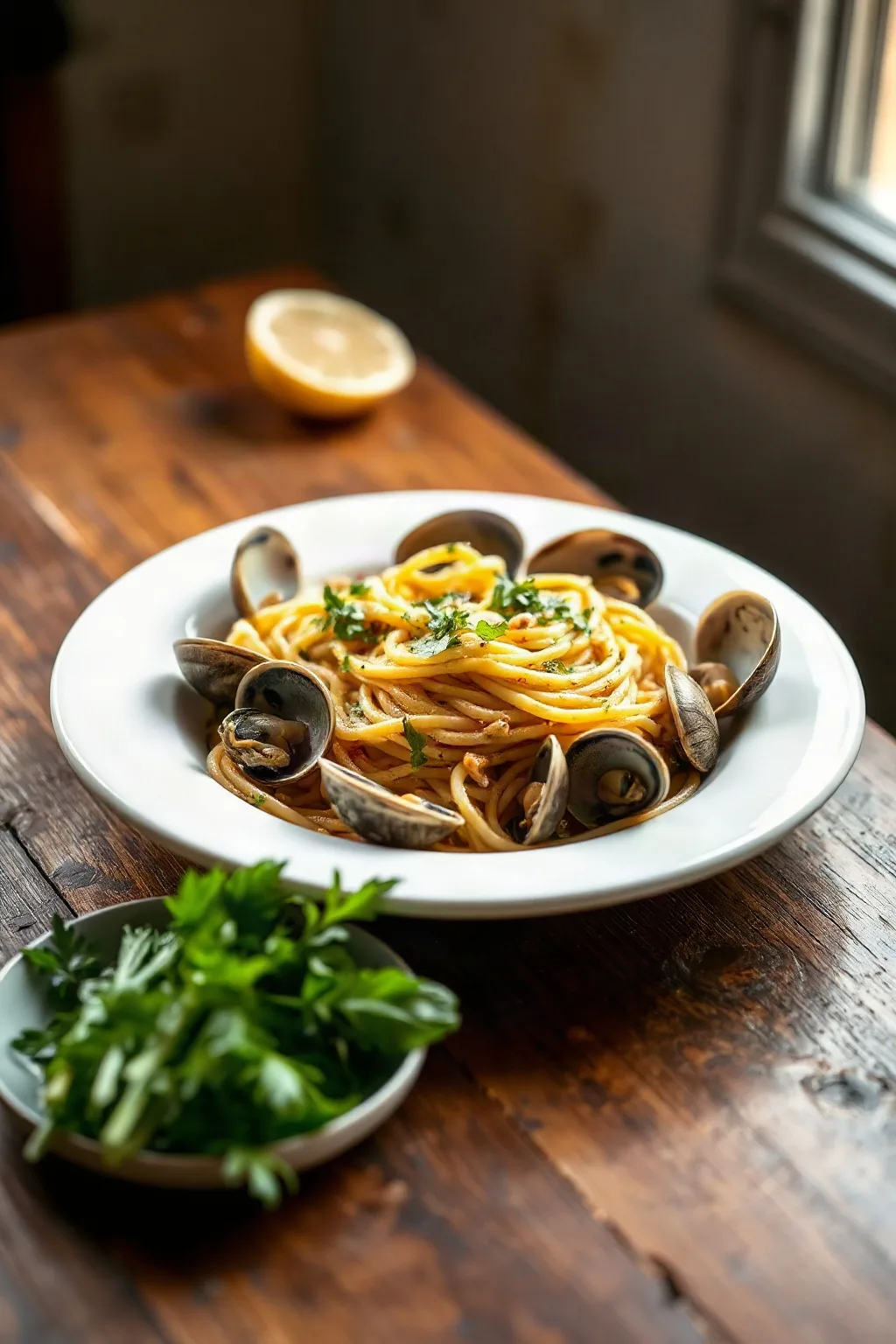 Quick Linguine with Clams