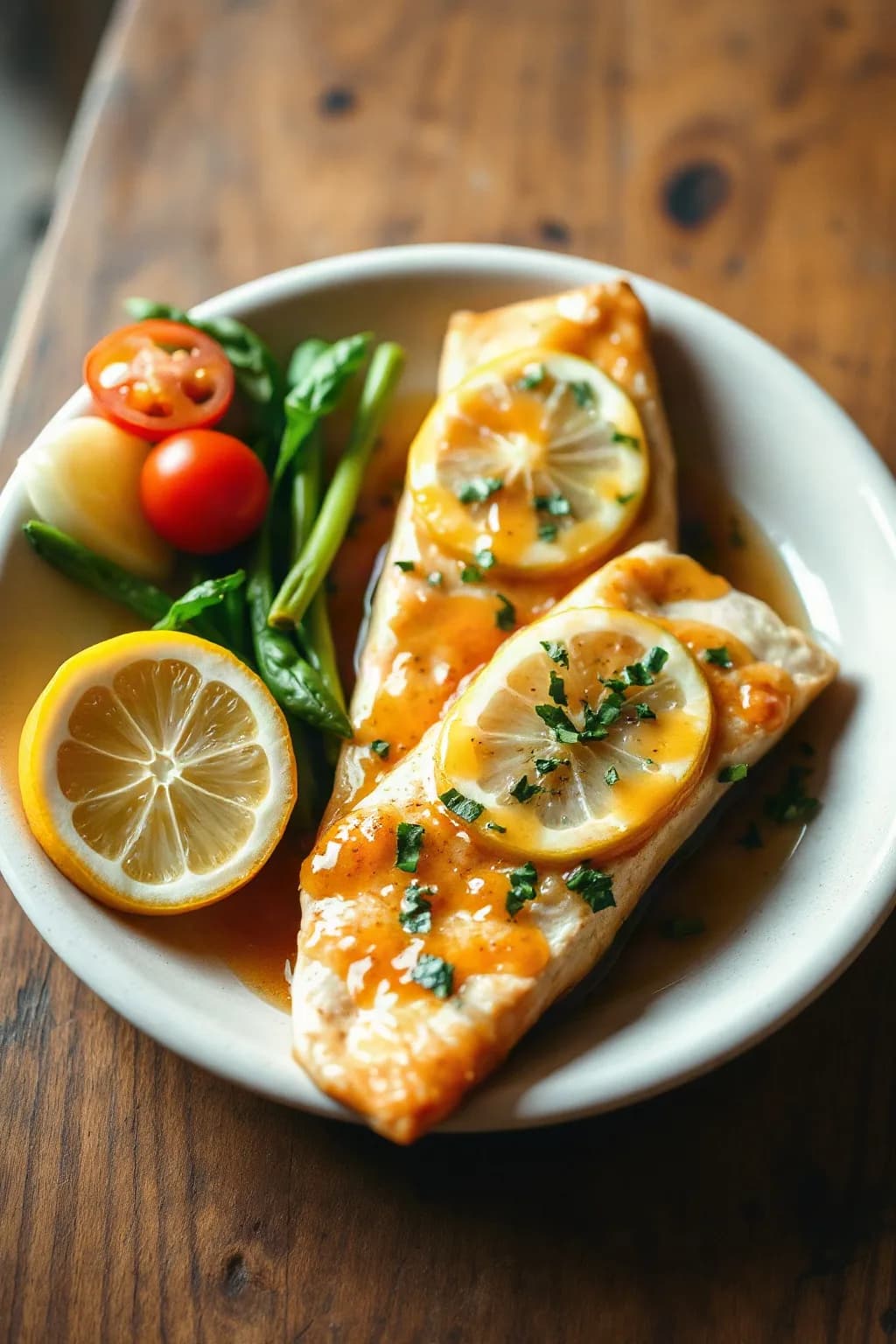 Honey Lemon Glazed Trout