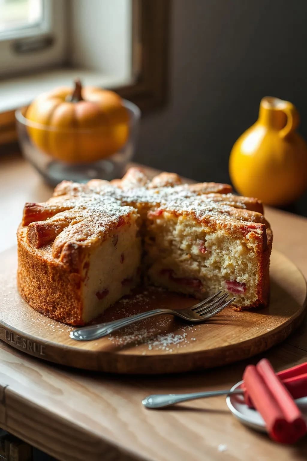 Rhubarb Cake