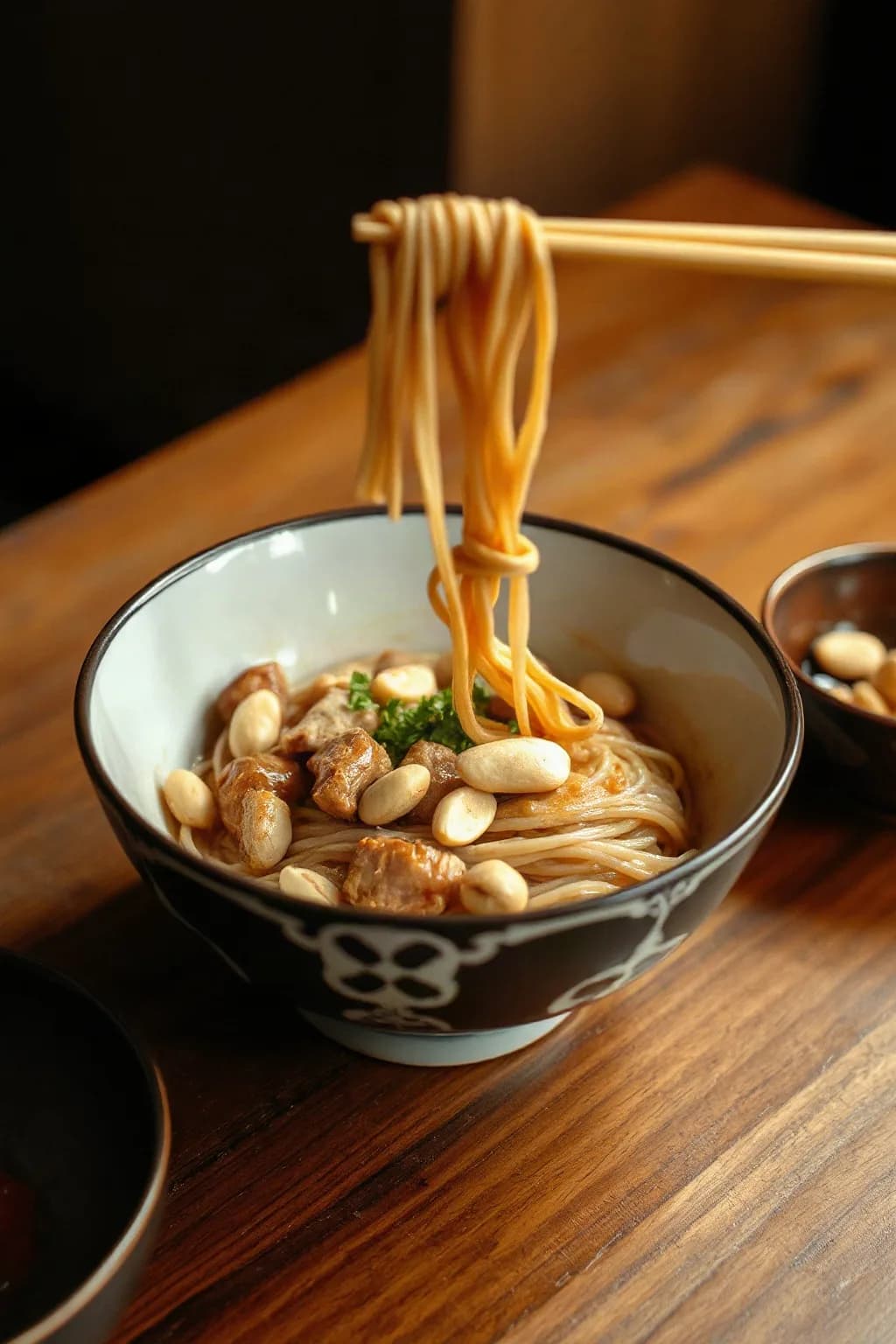 Soba Noodles with Peanuts and Chicken