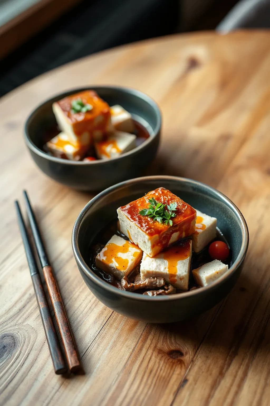 Tofu Lacquered Meal Bowls
