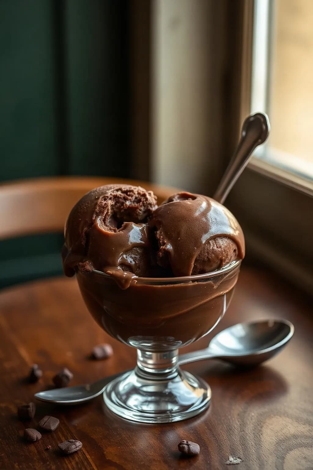 Gelato au chocolat