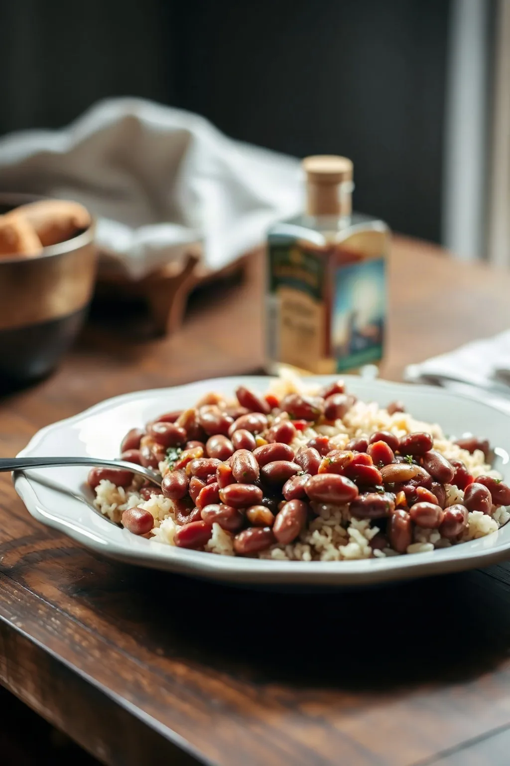 Frijoles Rojos y Arroz al Estilo de Luisiana