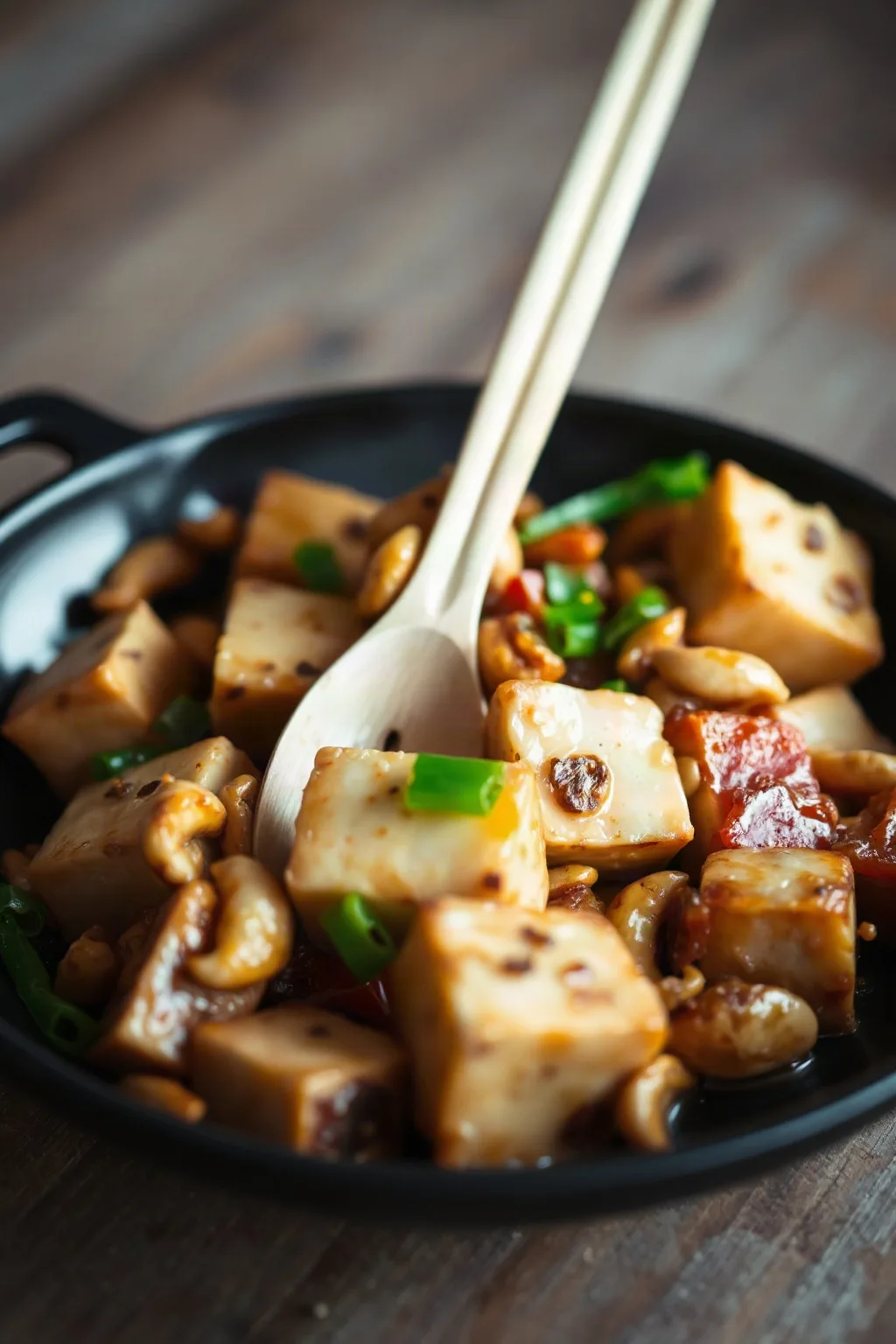 Tofu and Cashew Stir-Fry