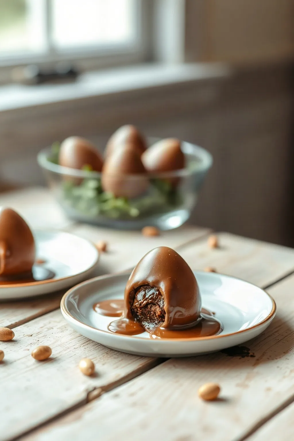 Huevos de Fondant de Chocolate Estilo Cadbury