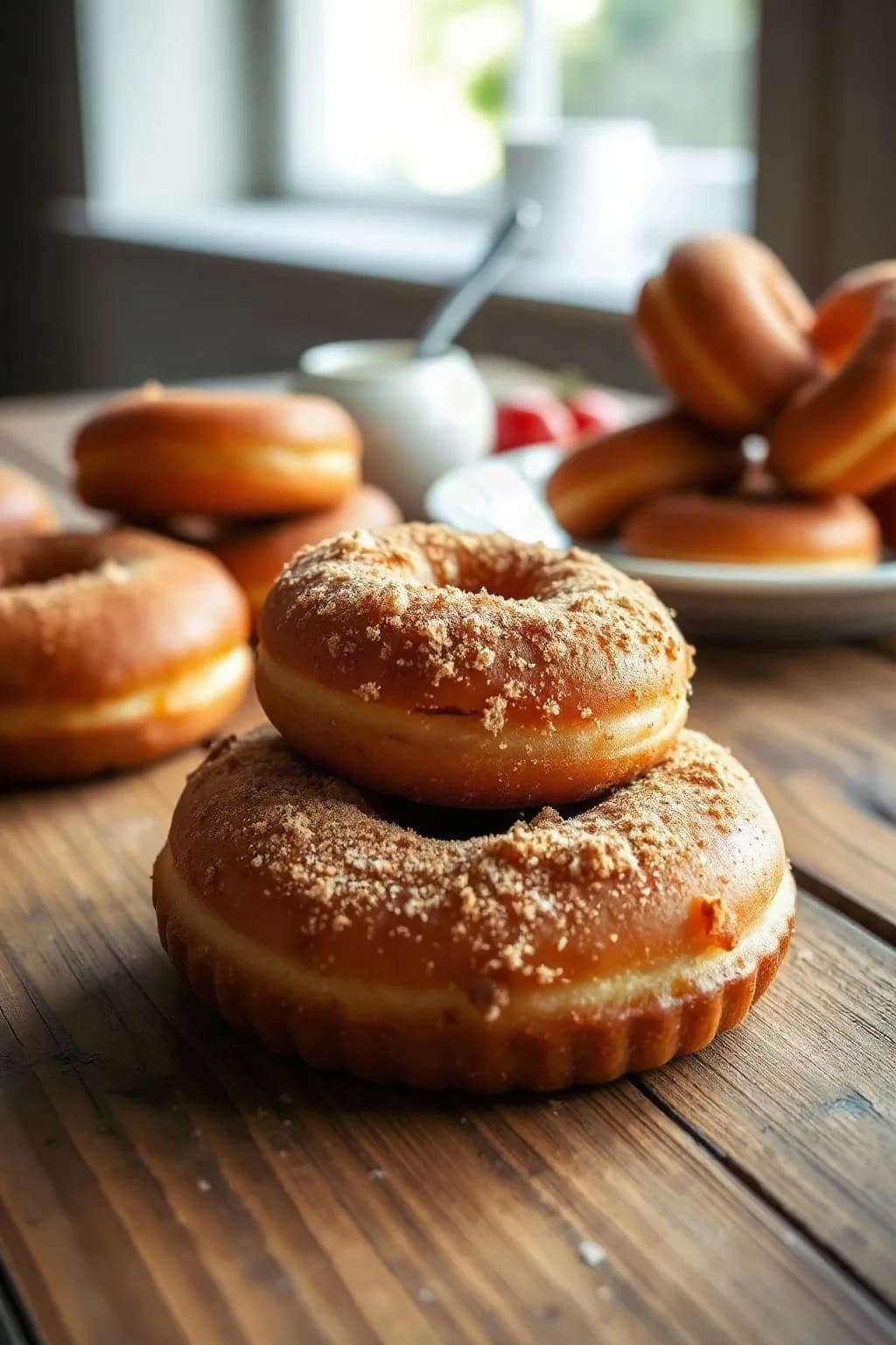 Baked Churro Doughnuts