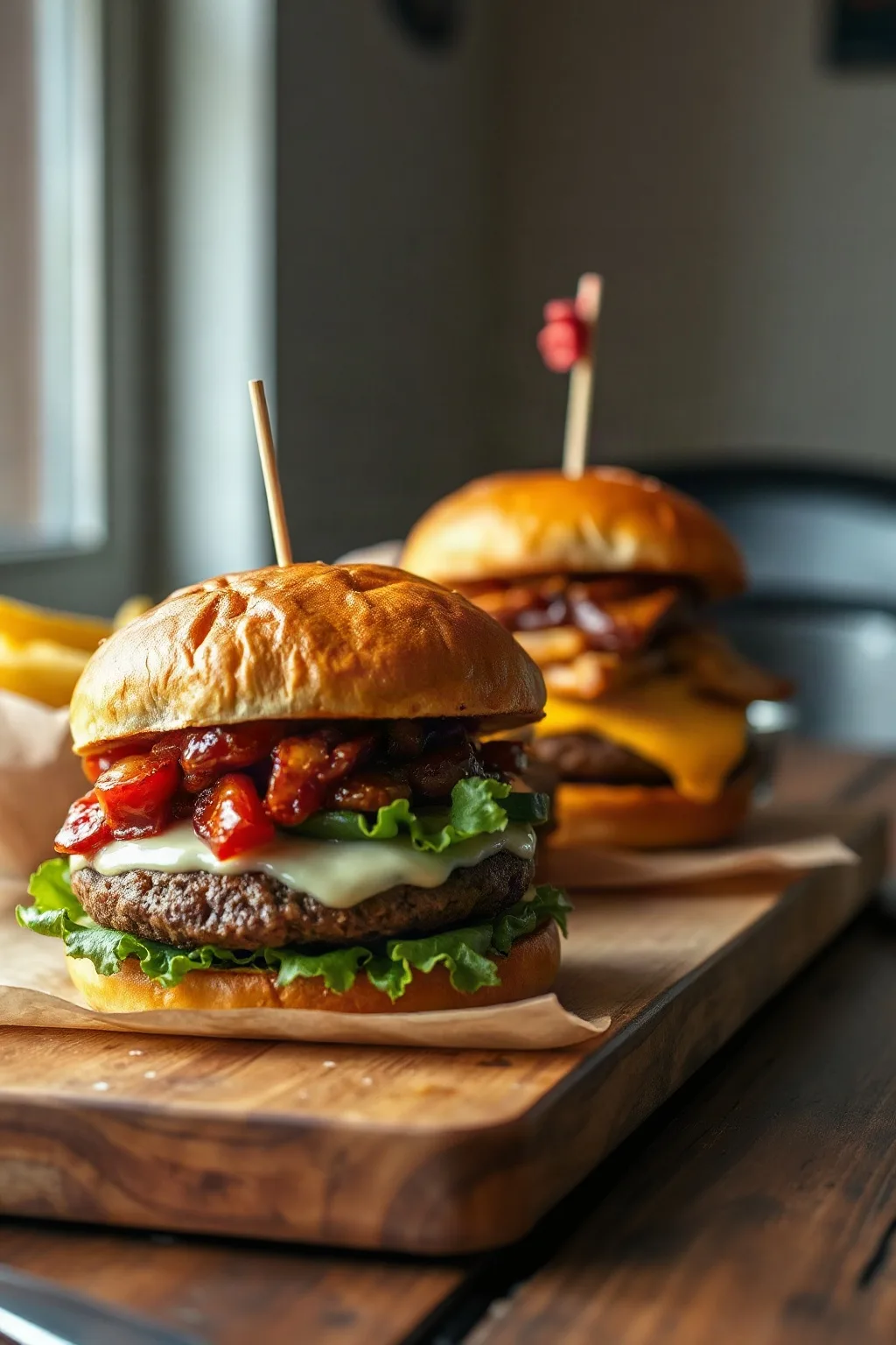 Burgers tout garnis