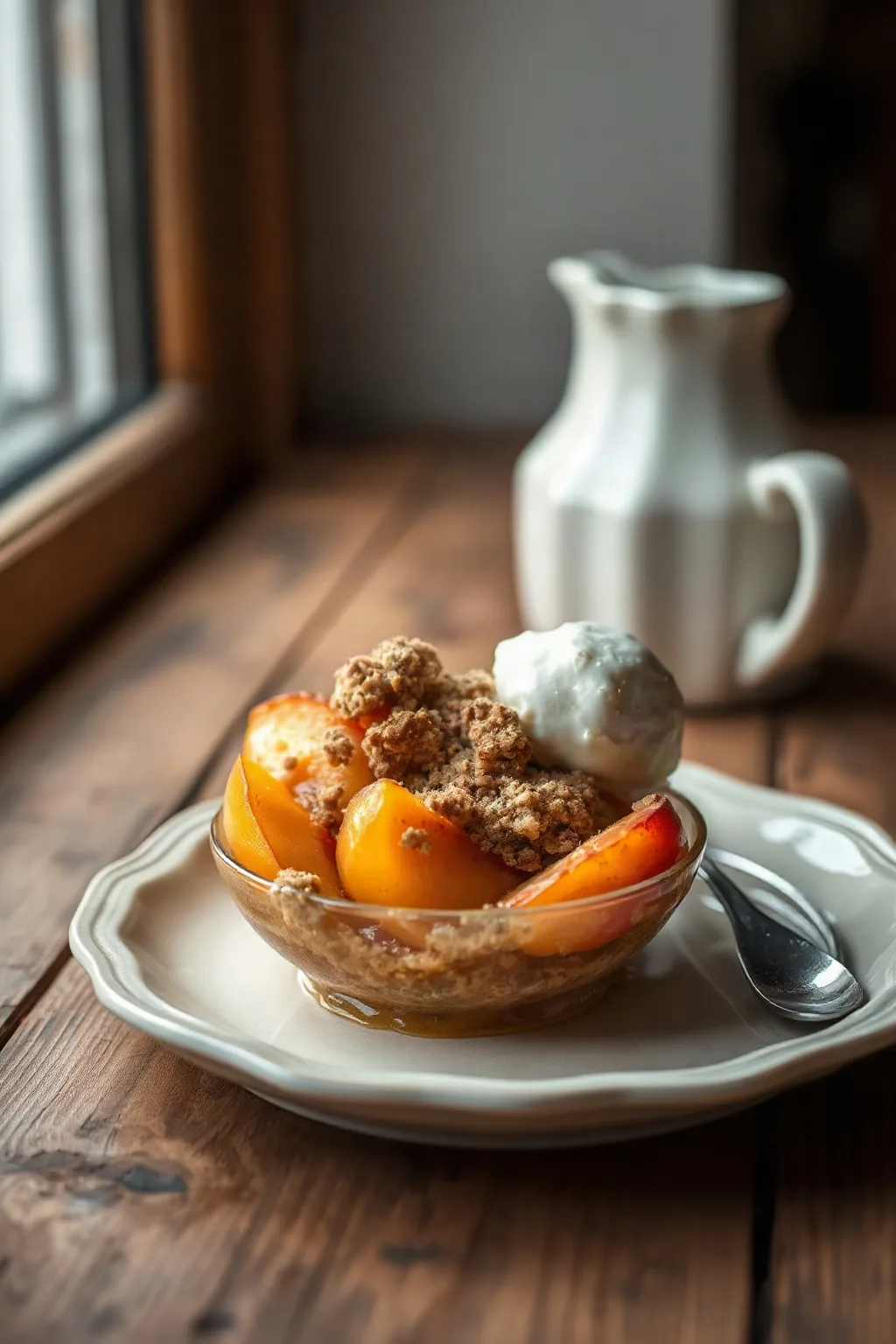 Crumble de Durazno