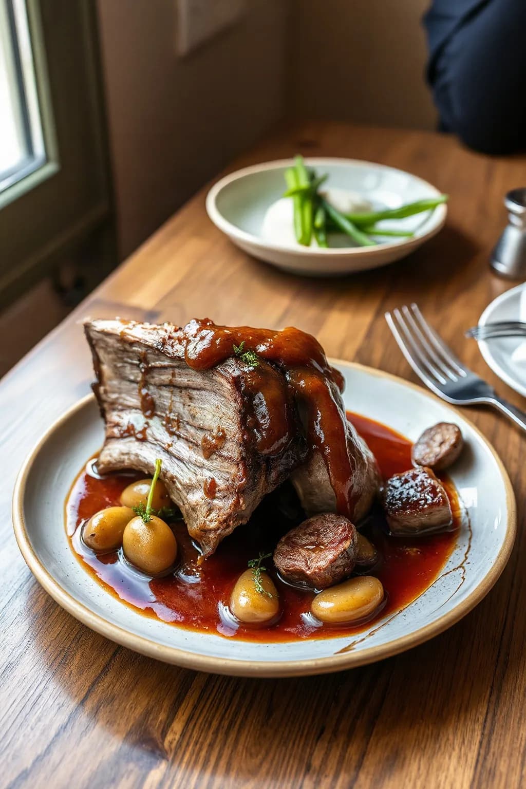 Garlic Braised Lamb