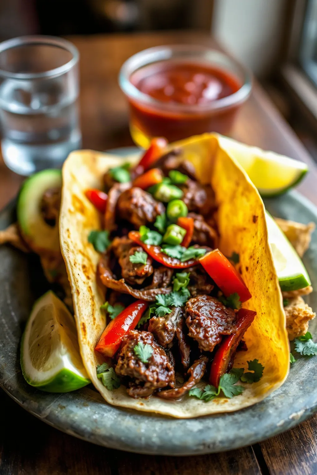 Fajitas de b uf aux épices