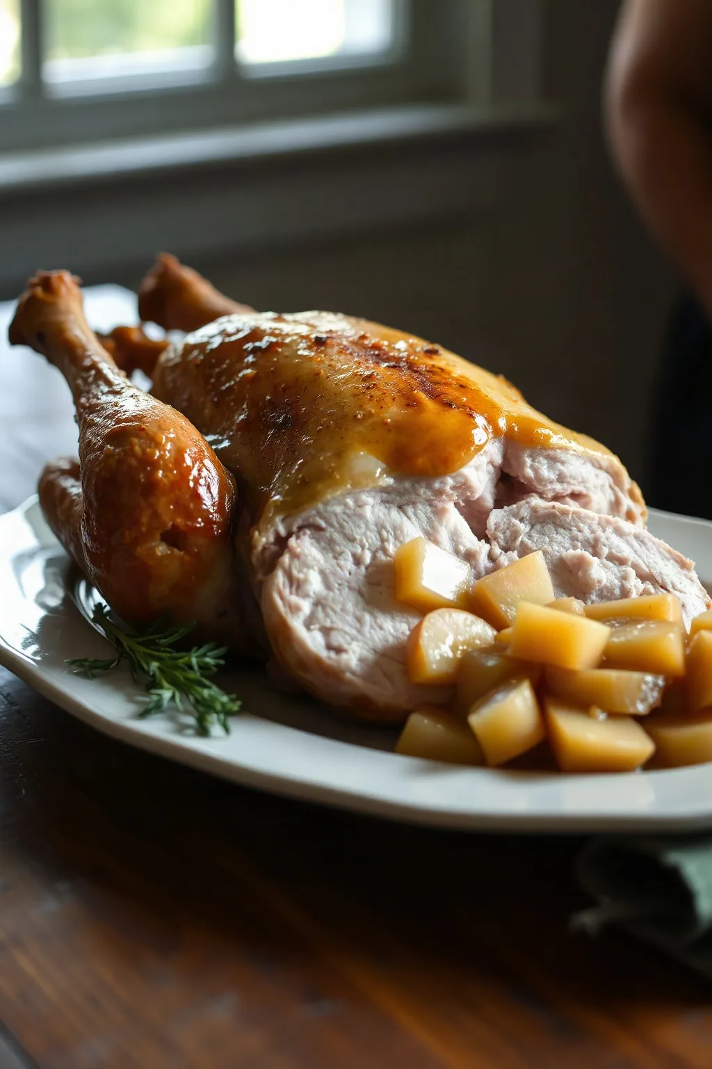 Roast Turkey with Apple Sauce