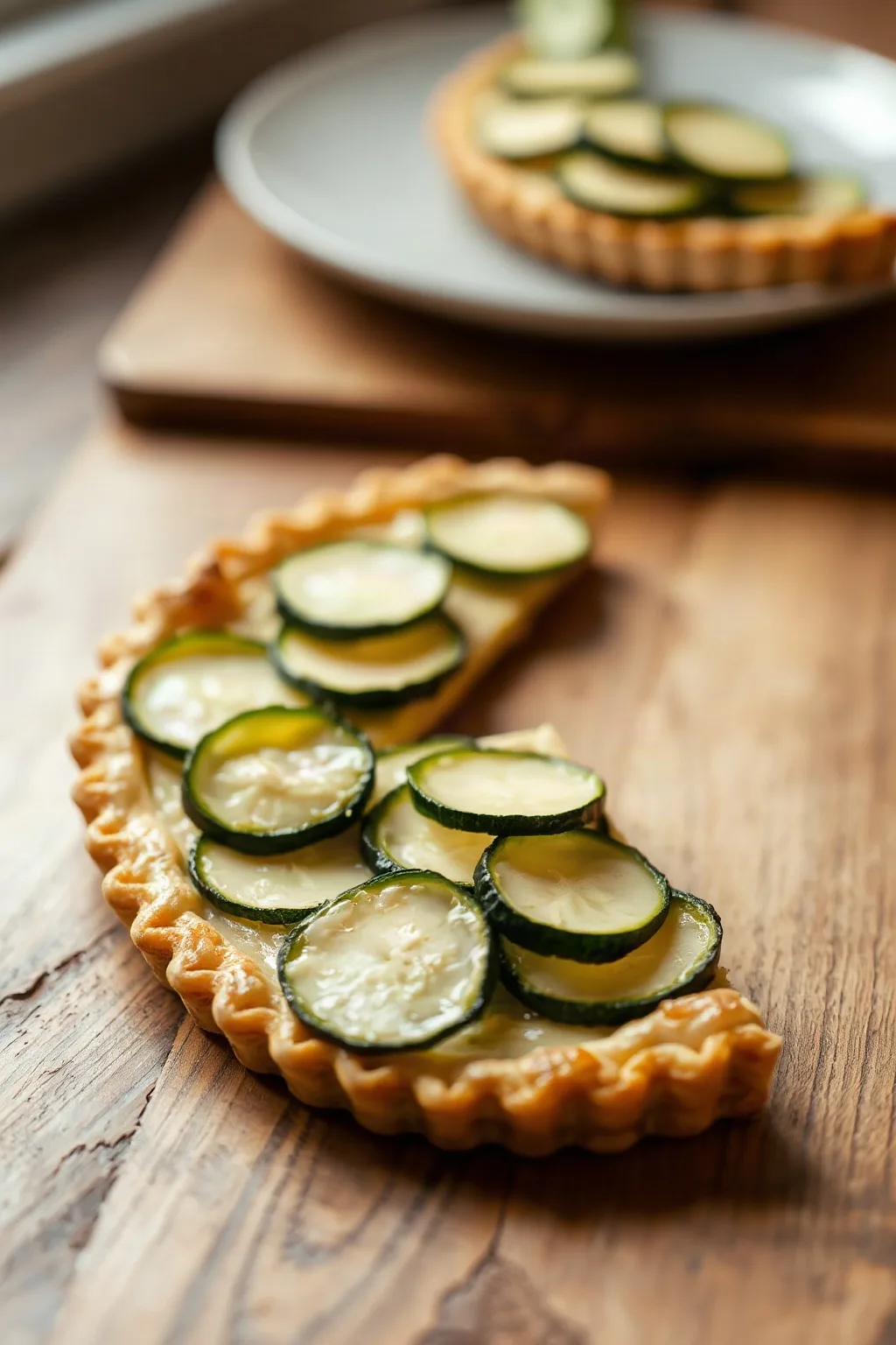 Tarte fine à la courgette