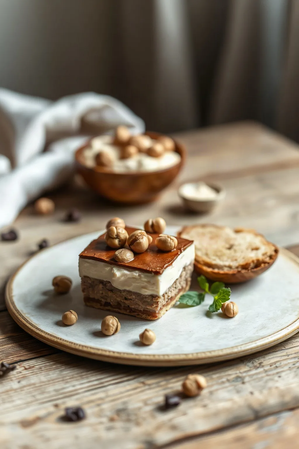 Chicken Liver Parfait with Hazelnuts