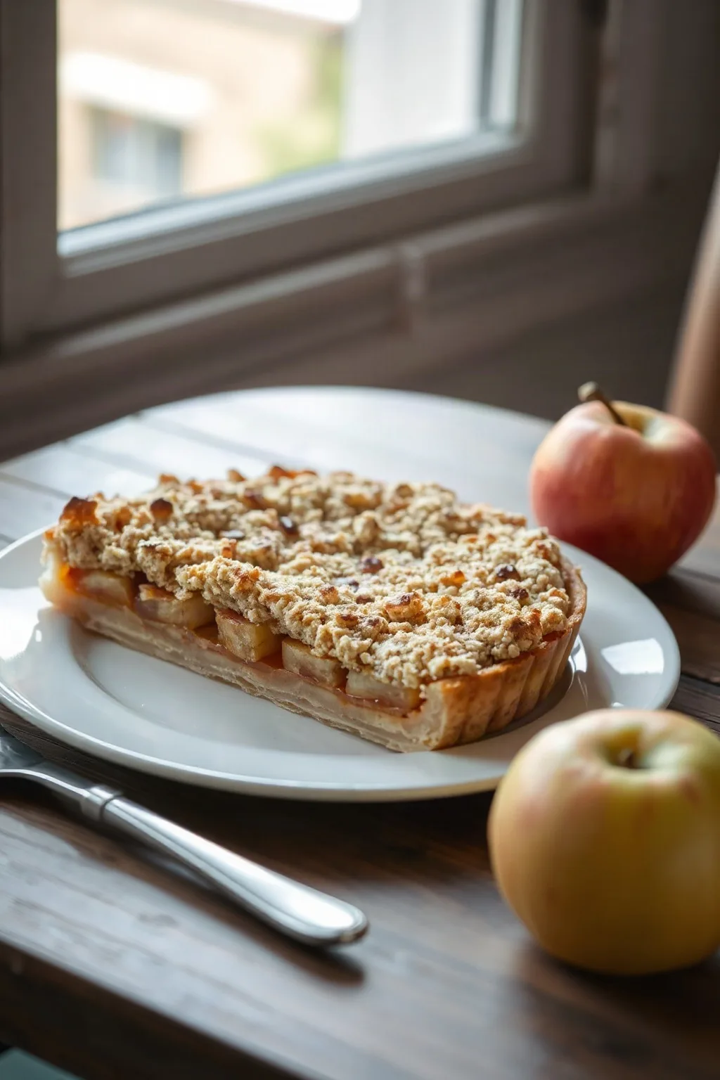 Apple Crumble Tart