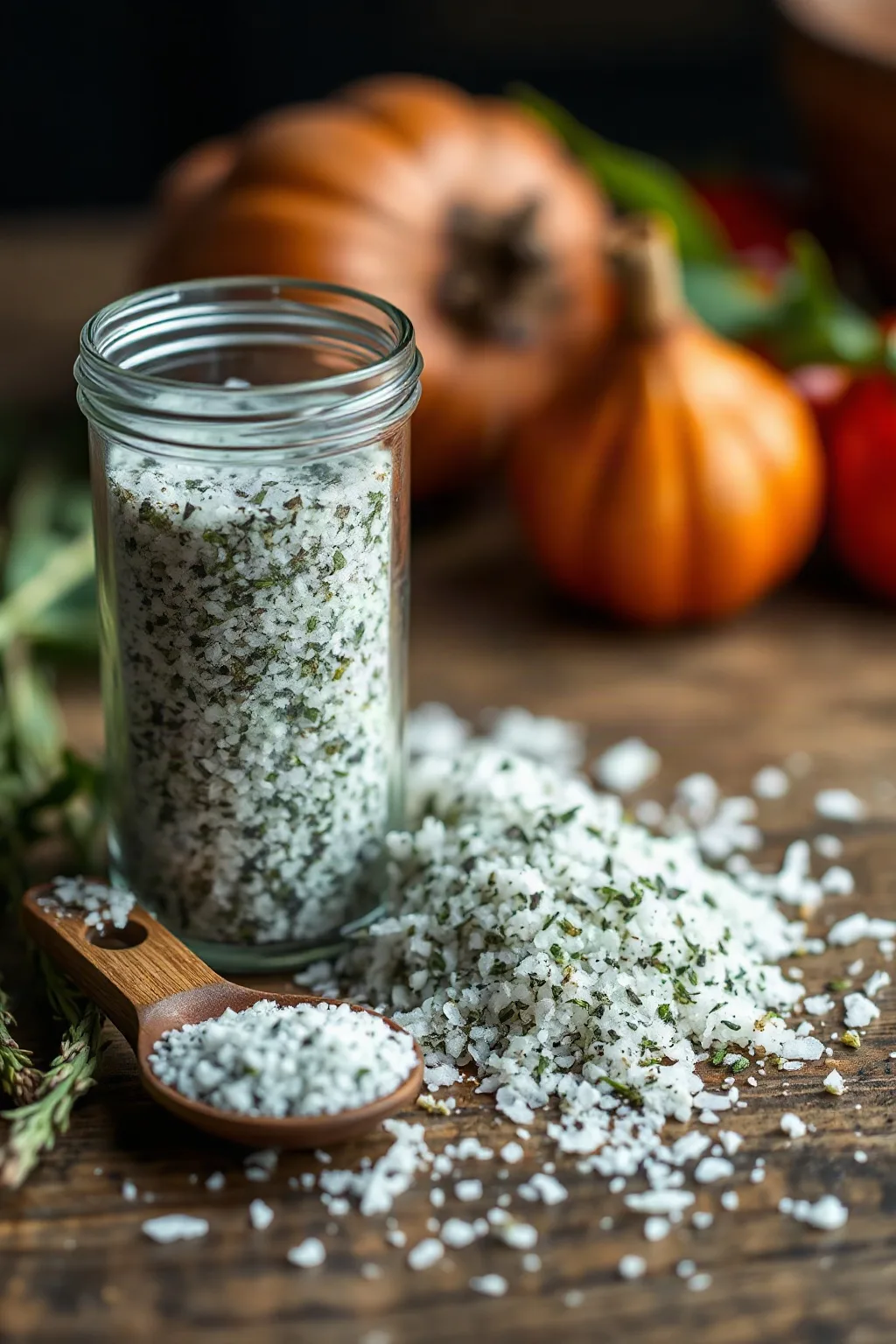 Herb and Garlic Flower Salt