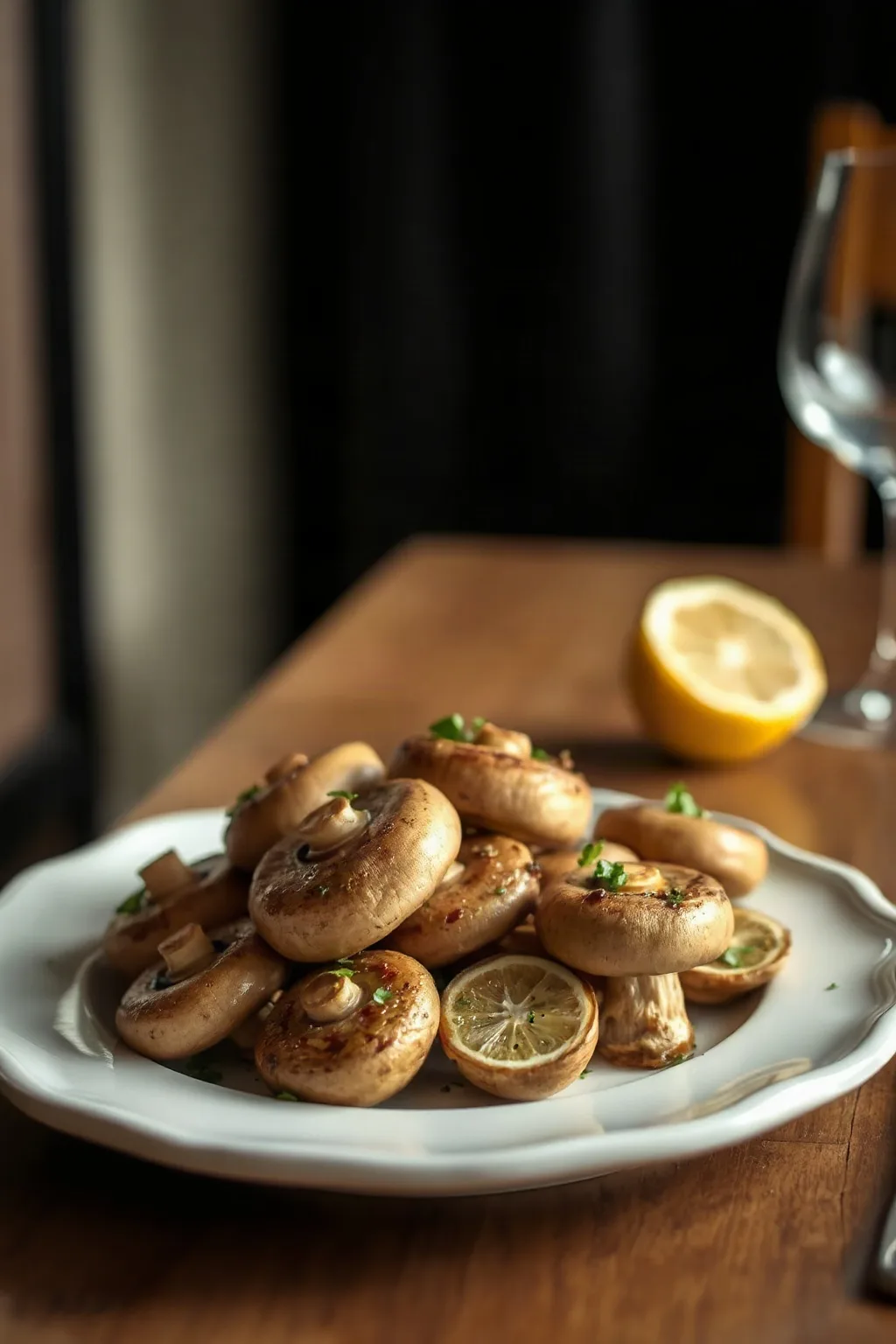 Champignons au citron