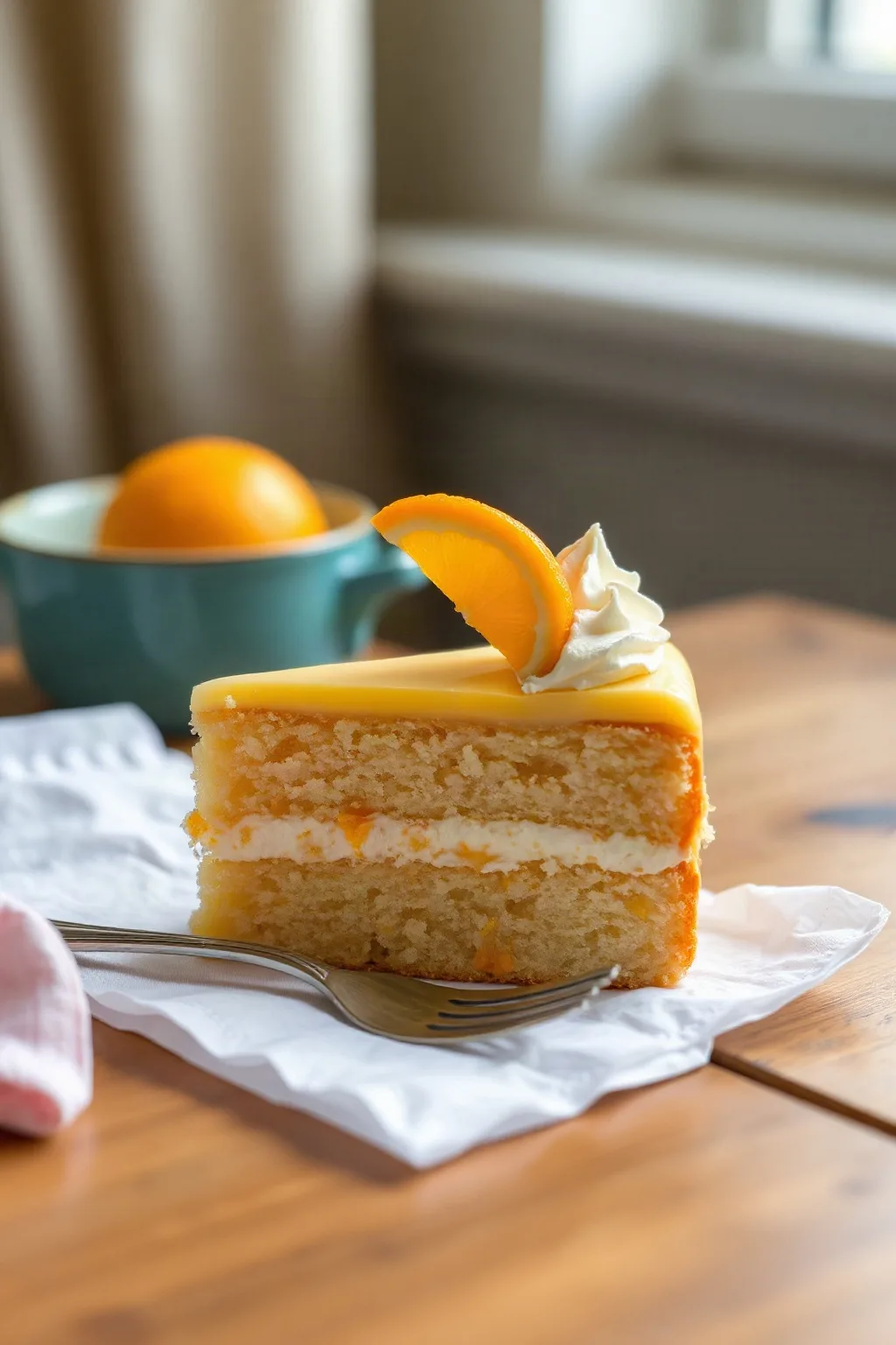 Lactose-Free Orange Creamsicle Cake