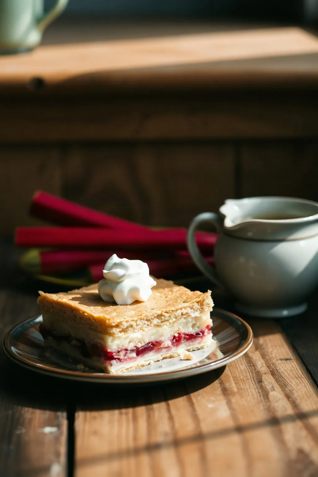 Rhubarb Squares