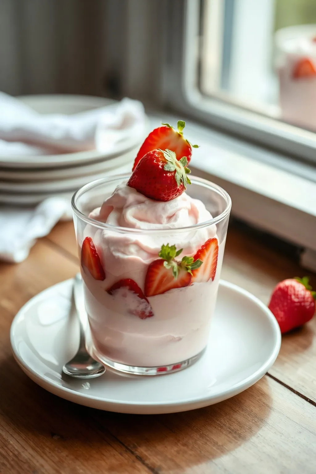Mousse de Fresa Cremosa