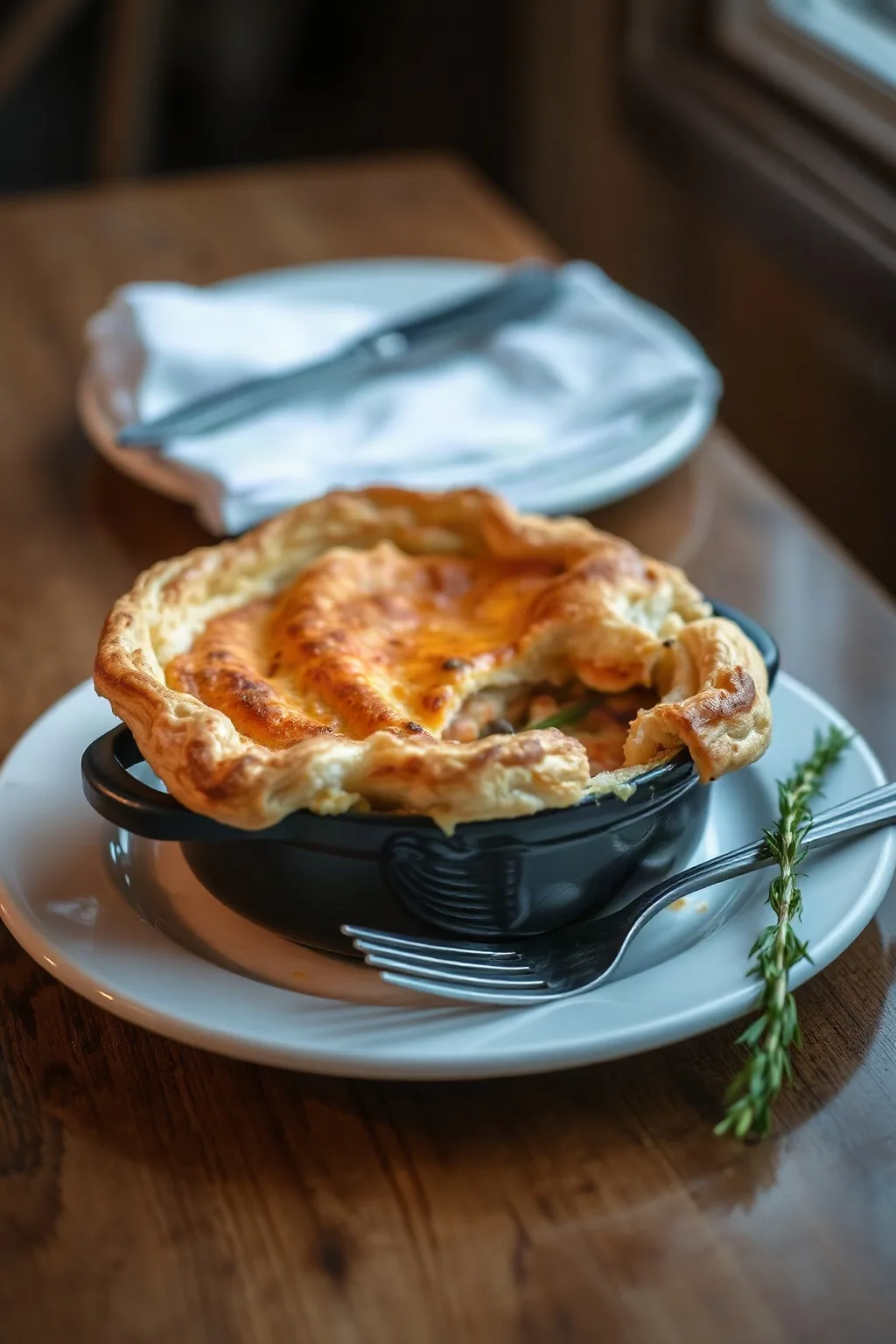 Salmon Pie Pot-en-Pot Style
