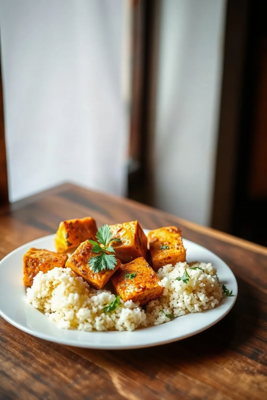 Tofu in Butter Chicken Style