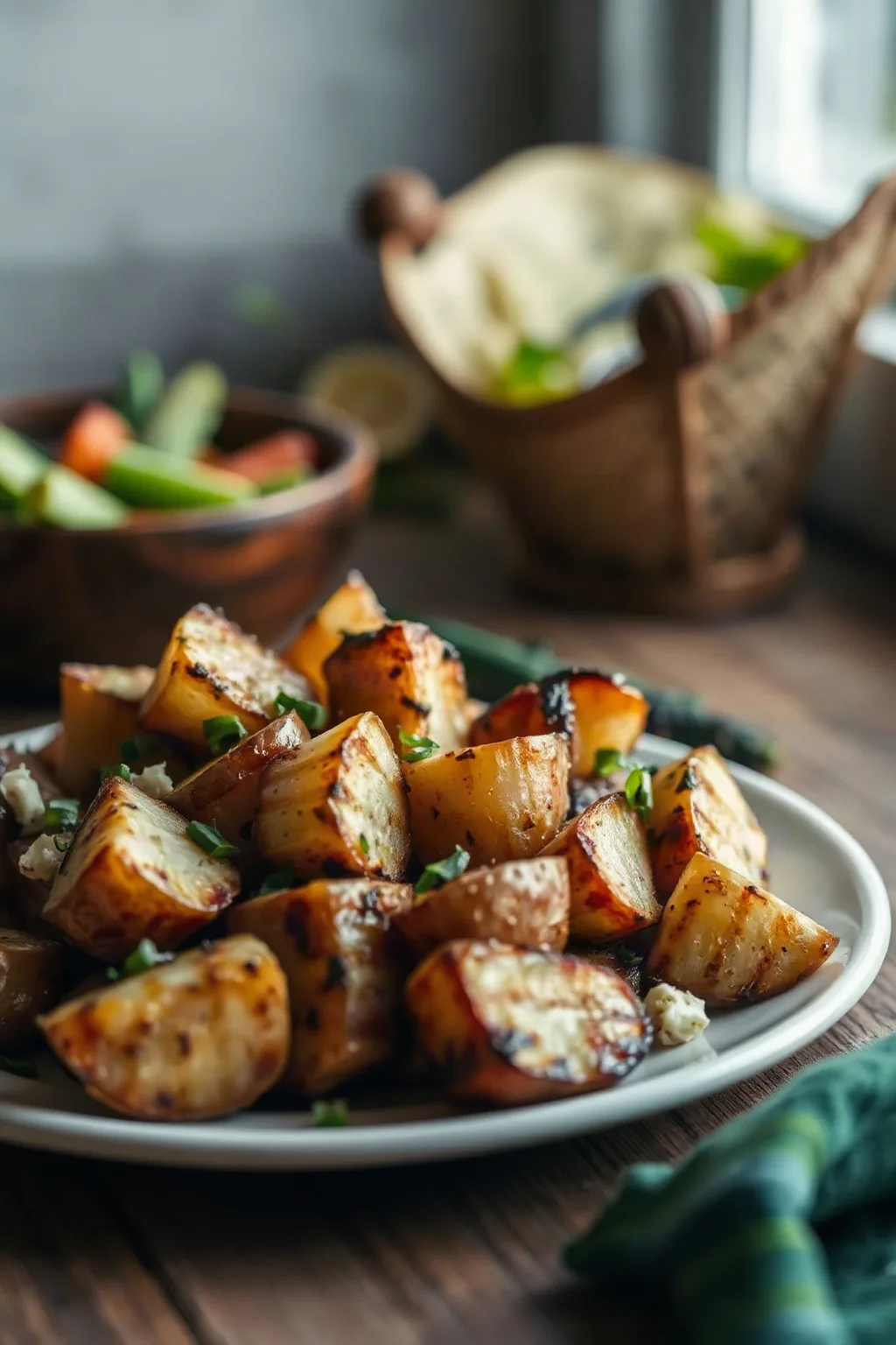 Salade de pommes de terre grillées