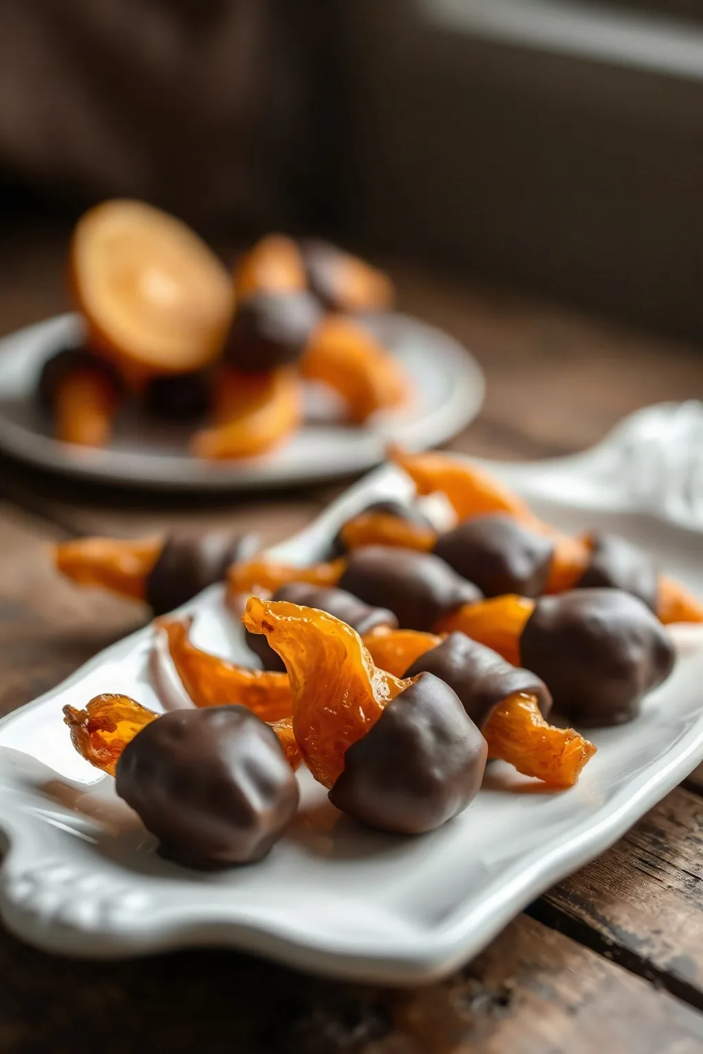 Chocolate-Dipped Candied Orange Peels