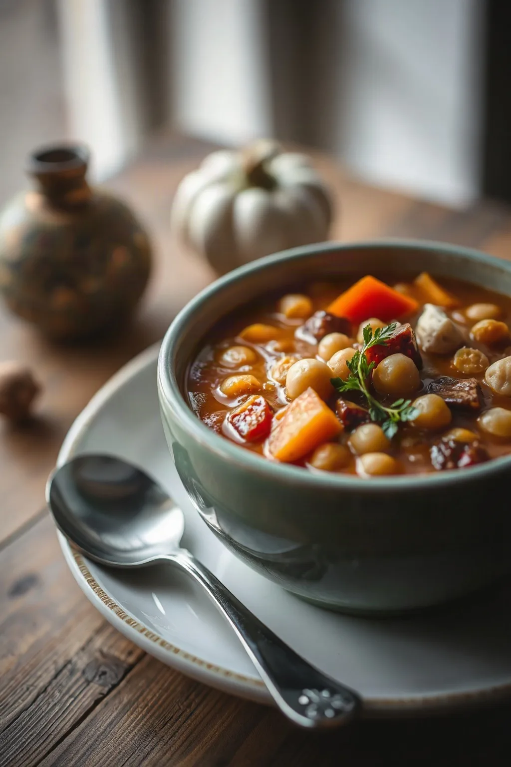 Chickpea and Root Vegetable Soup