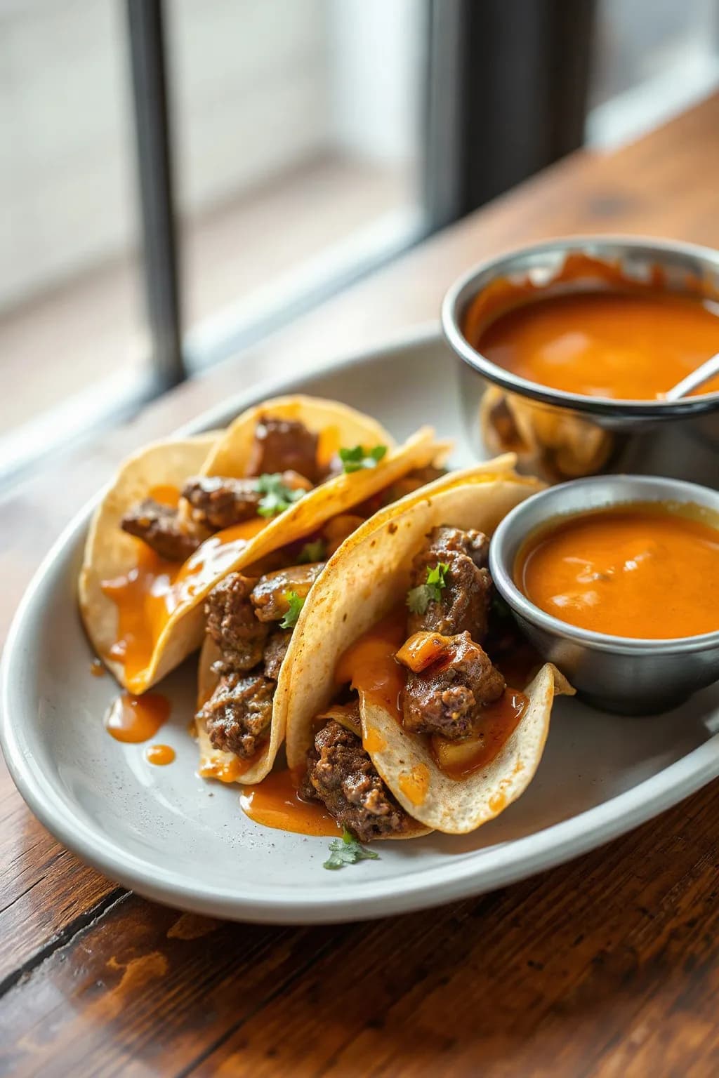 Tacos de Quesabirria de Res y Queso
