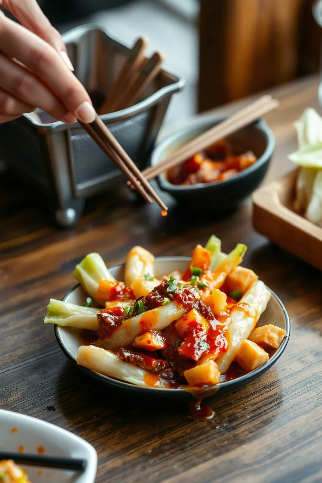 Braised Cabbage with Gochujang