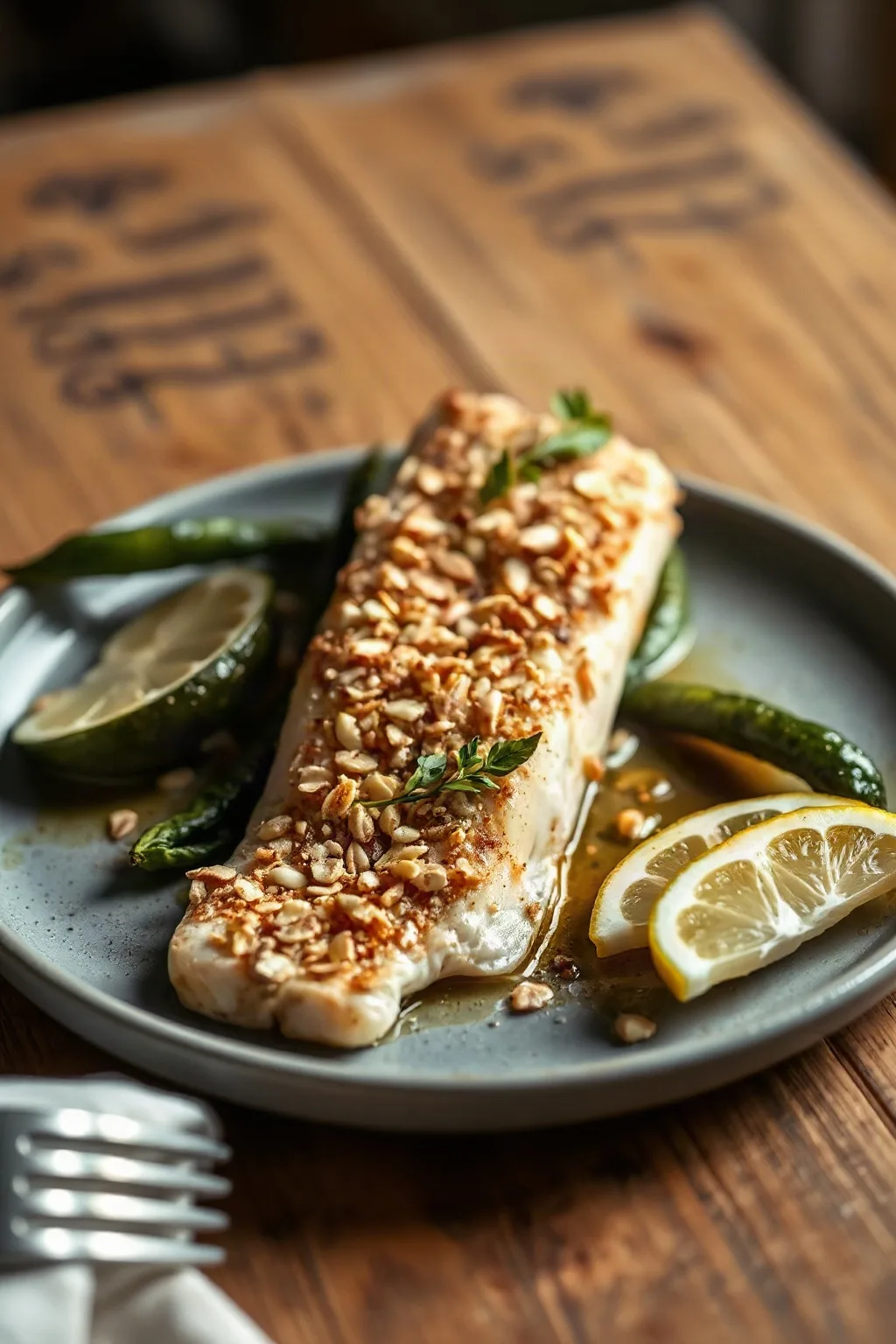 Almond-Crusted Trout