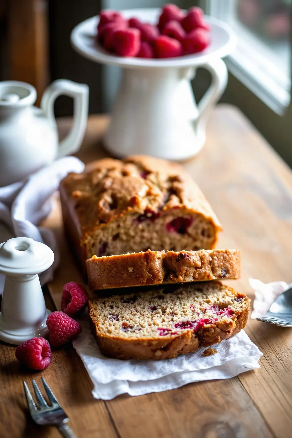 Raspberry and Yogurt Bread