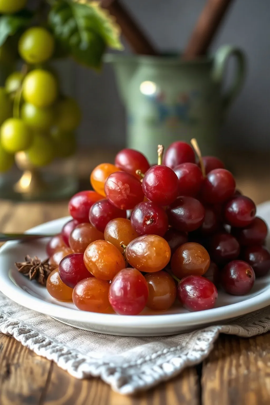 Uvas Guisadas Rápidas con Anís
