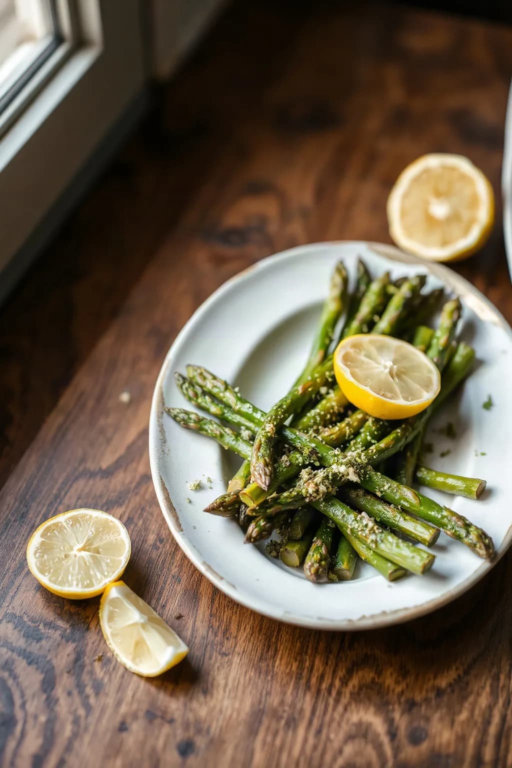 Asperges à la gremolata citronnée