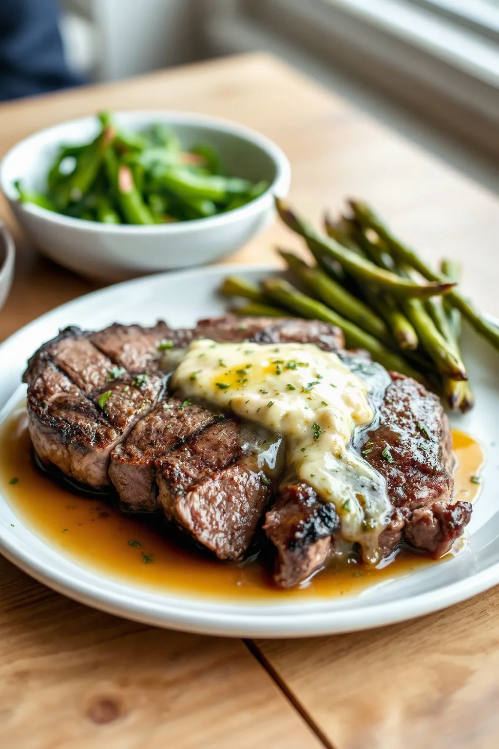 Bavette au beurre à l'échalote française
