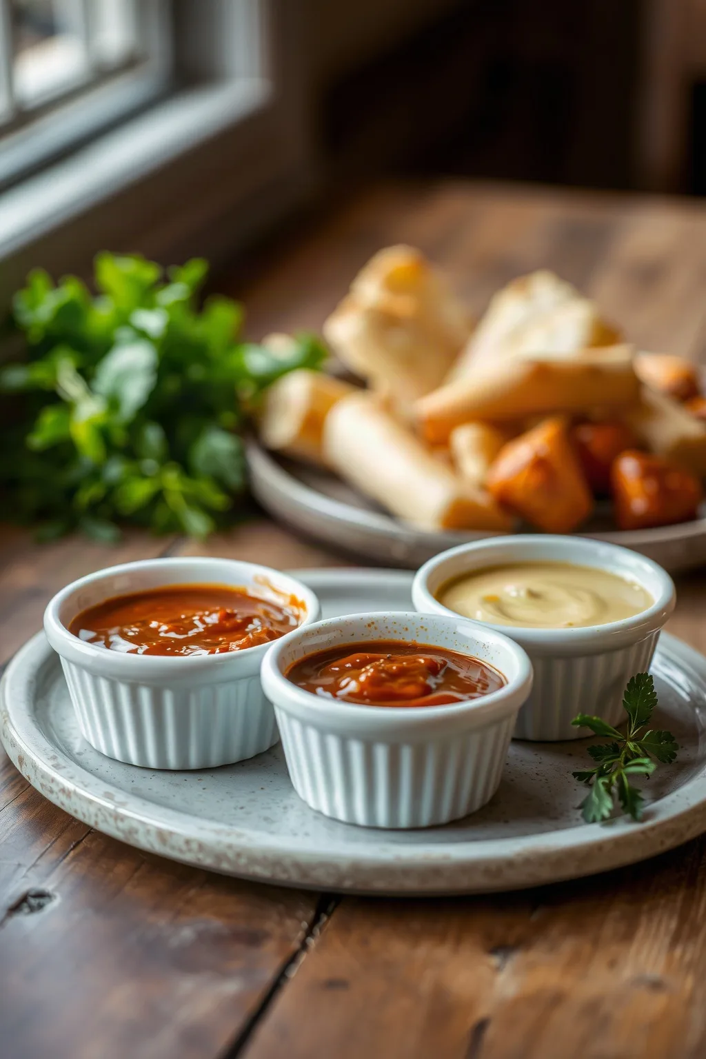 Homemade Sauces for Grilled Meats or Vegetables Raclette