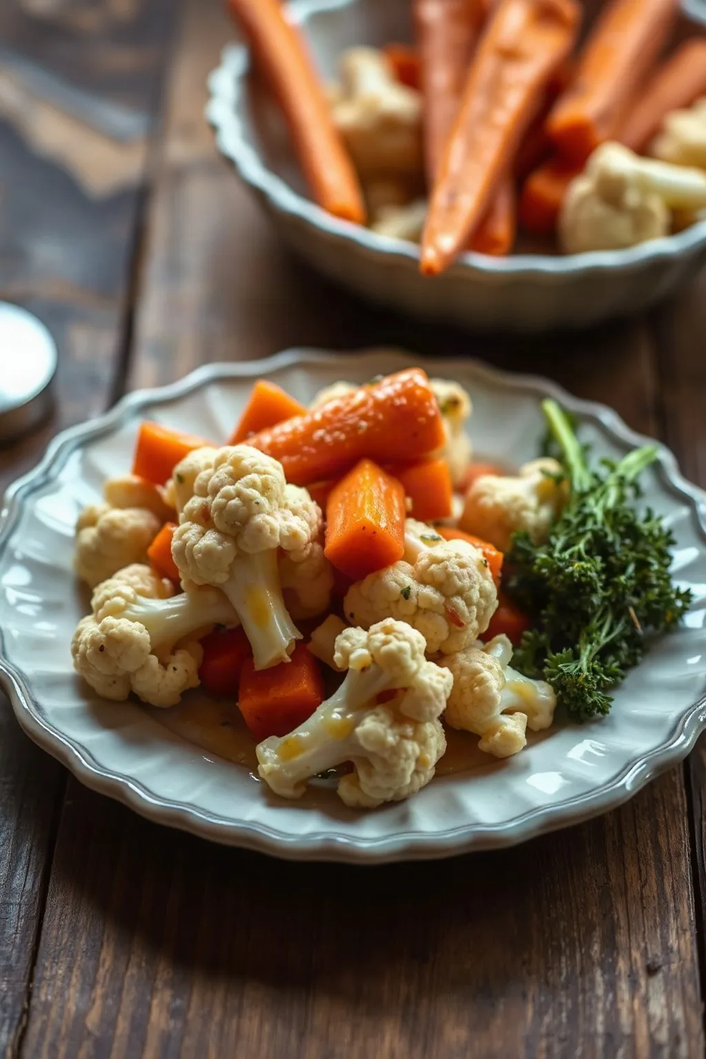 Marinated Cauliflower and Carrots