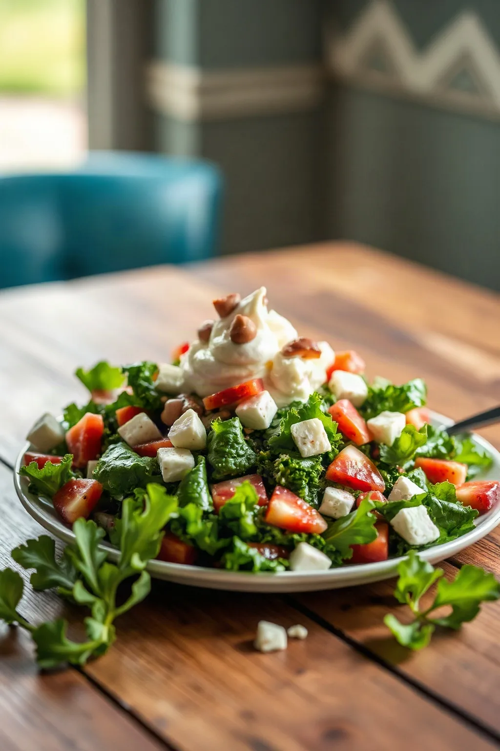 Kale and Celery Waldorf Salad