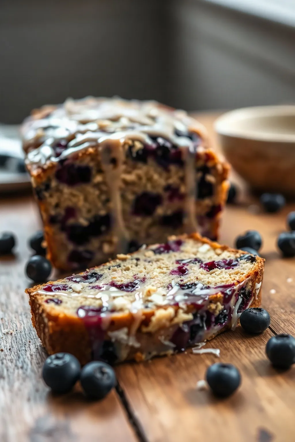 Blueberry Coconut Bread