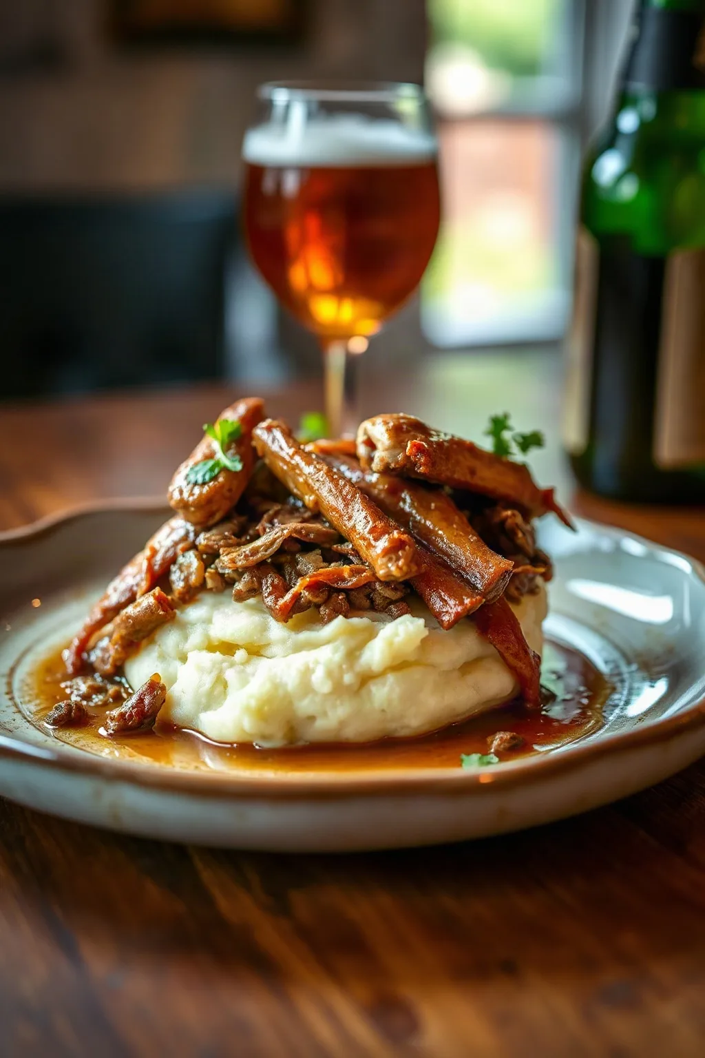Parmentier de Cerdo a la Cerveza