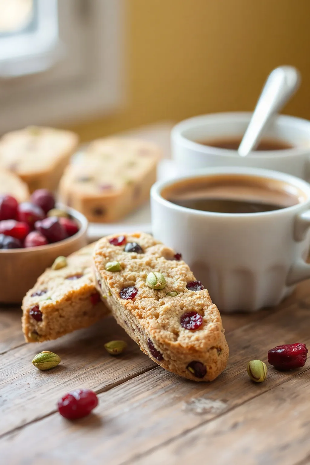 Cranberry Pistachio Biscotti