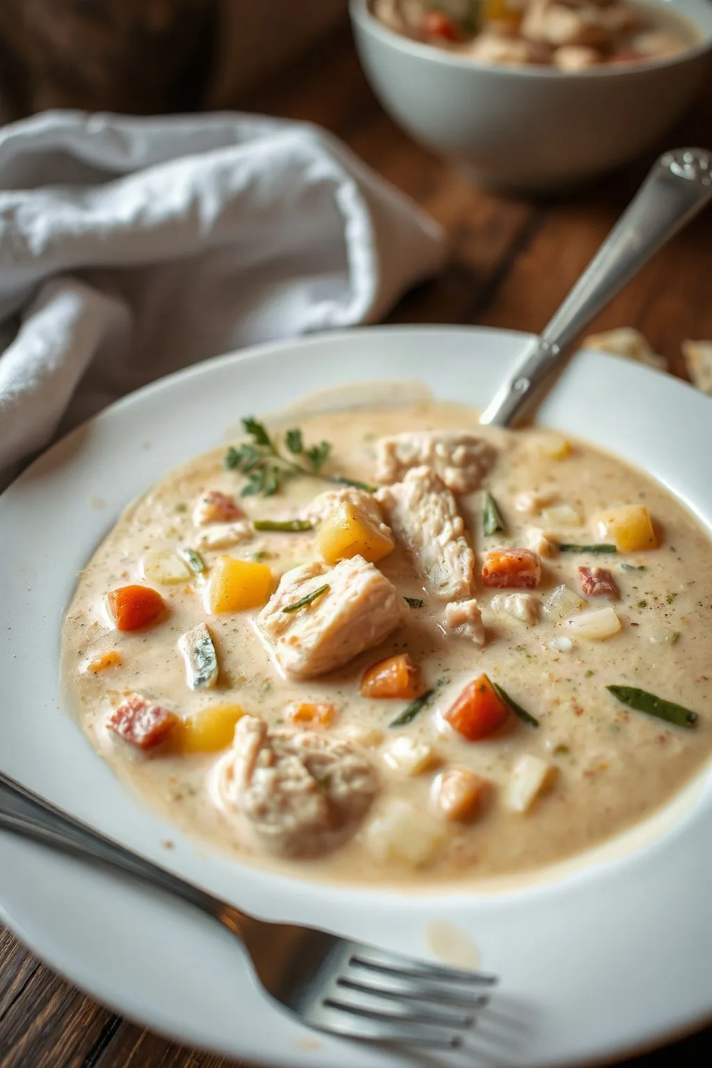 Creamy Chicken and Fennel Meal Soup
