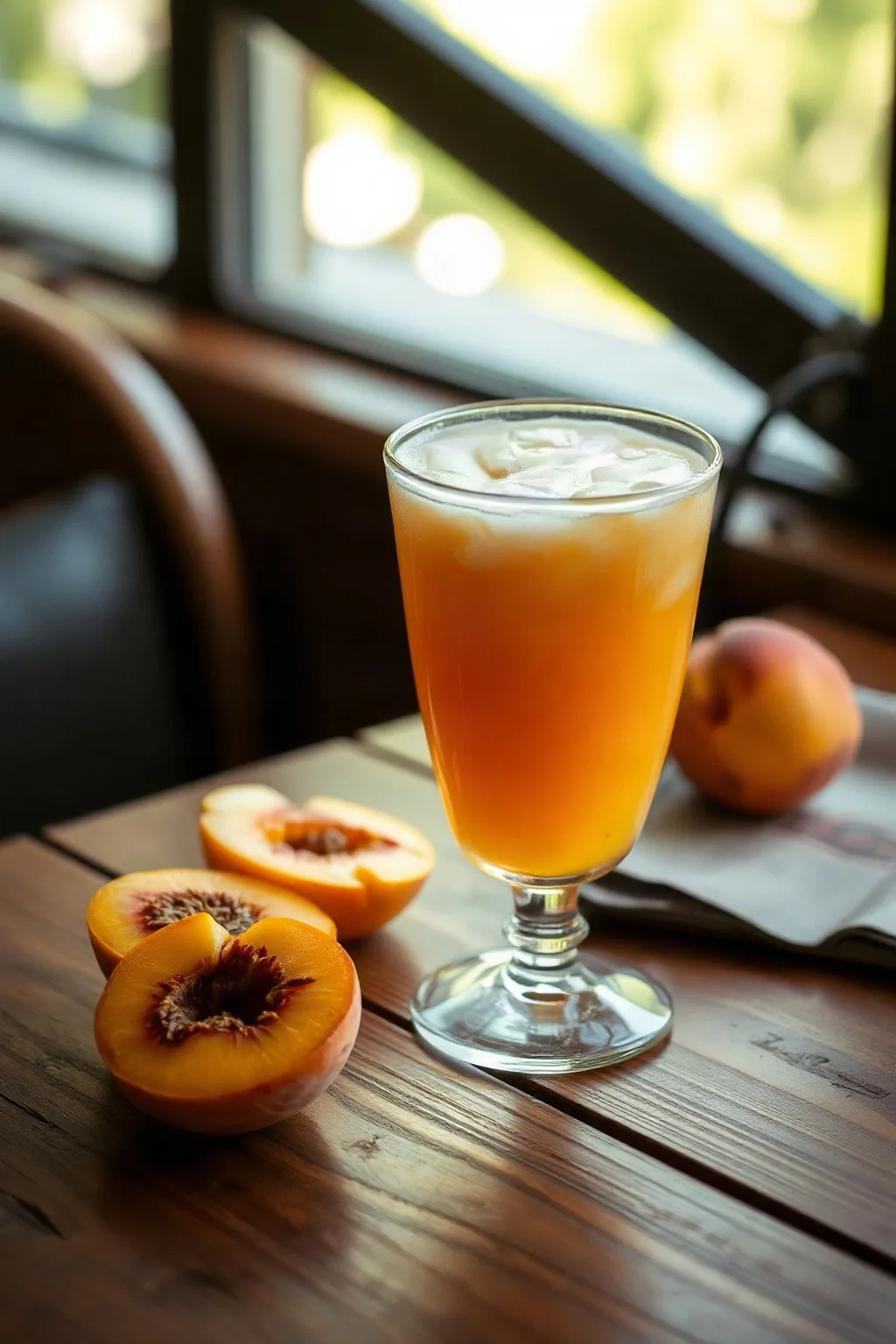 Peach and Rum Punch
