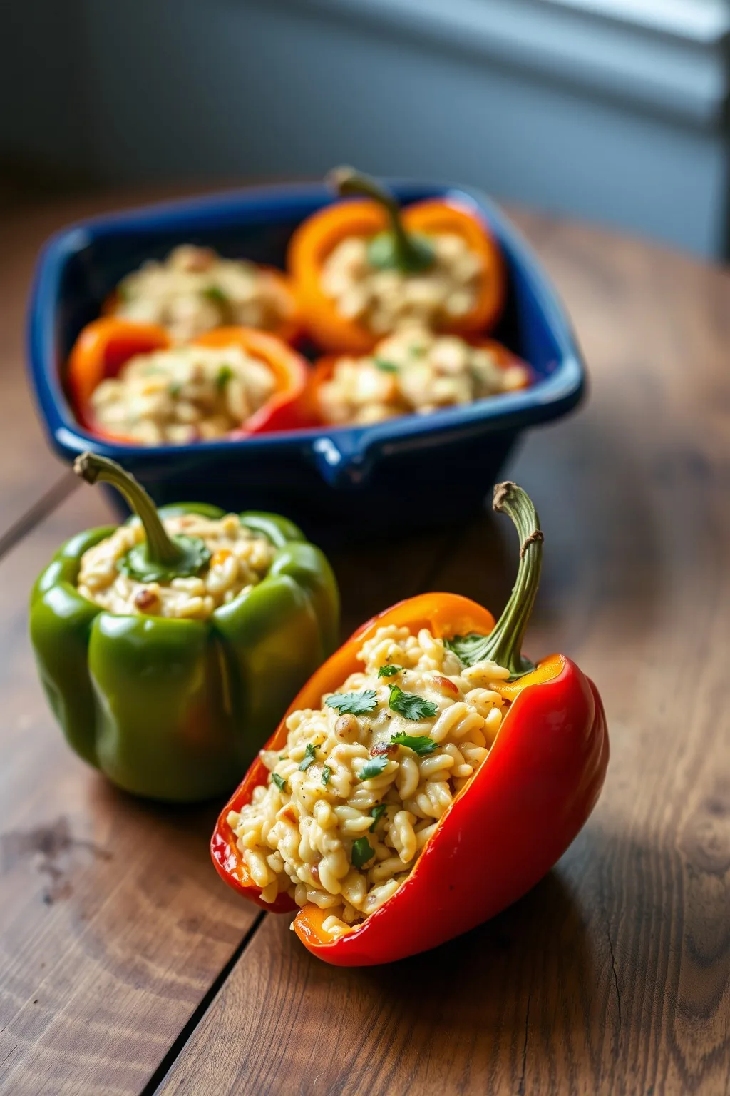 Risotto Stuffed Peppers