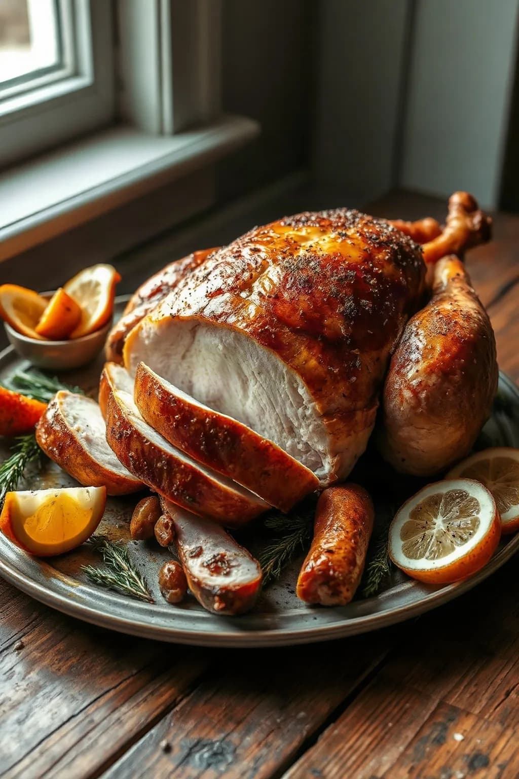 Salt-Rubbed Roast Turkey