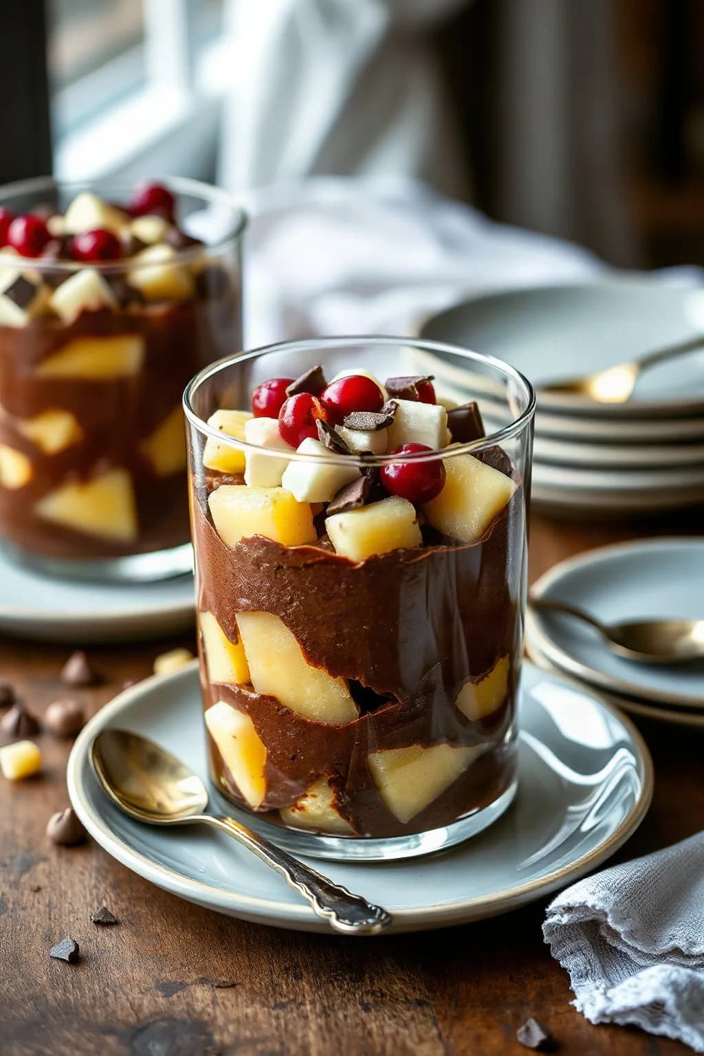 Chocolate and Pineapple Bagatelle Trifle