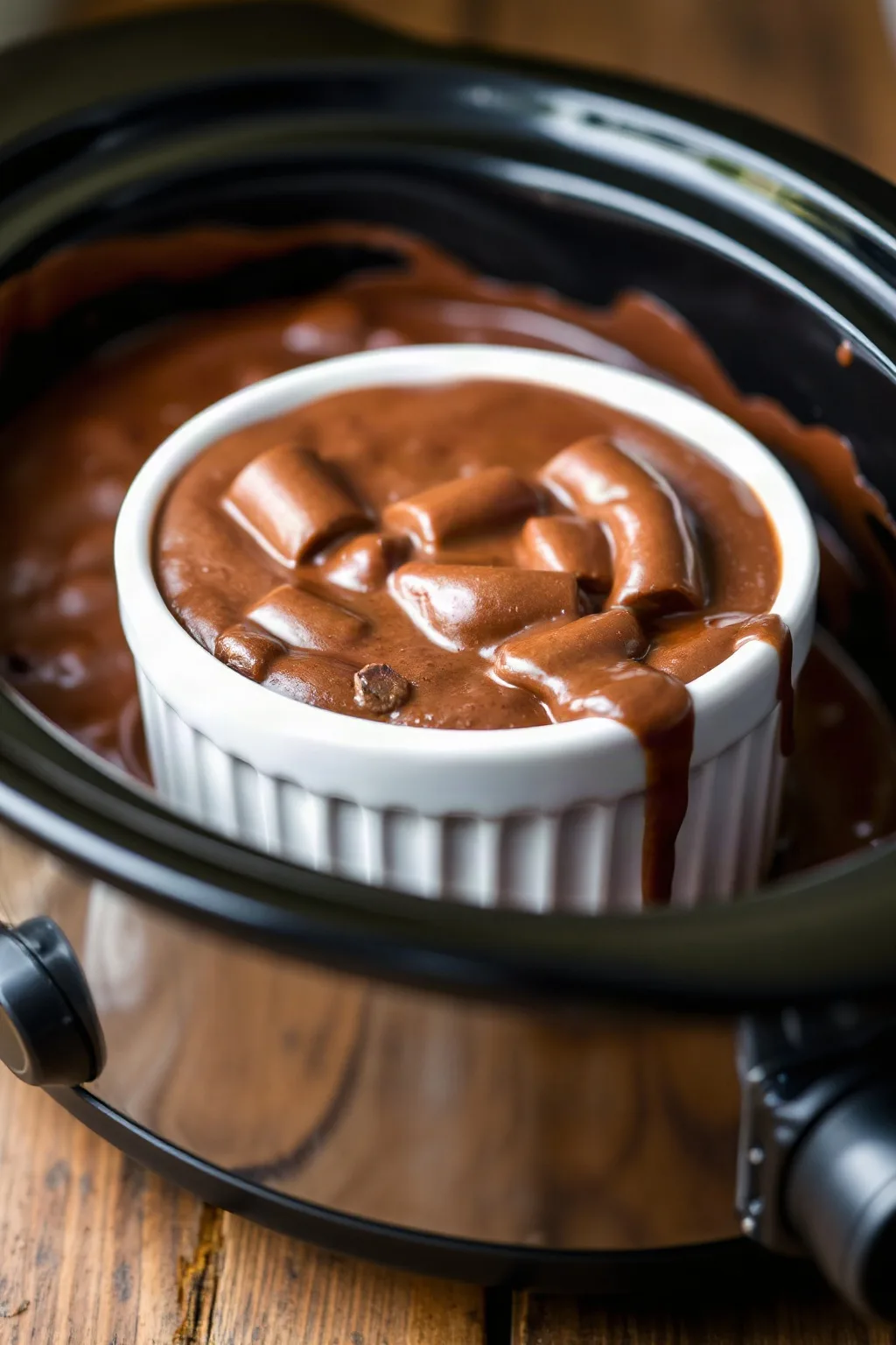 Slow Cooker Chocolate Pudding