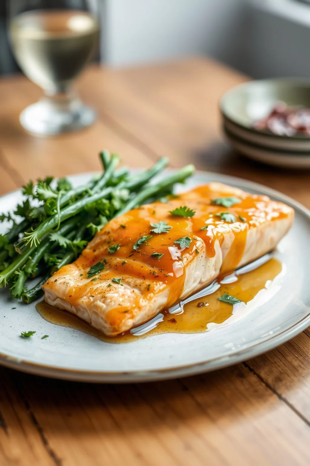 Honey and Coriander Salmon